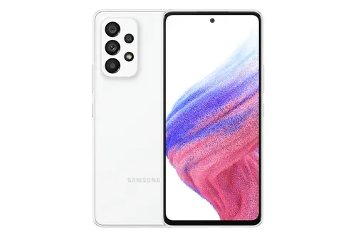 Samsung Galaxy A53 128GB Awesome White  - guter Zustand mit Ladekabel (Trade)