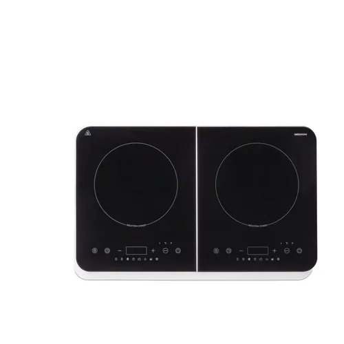 MEDION LIFE Doppel-Induktions- kochplatte   MD 18493, 3.500 Watt Induktionsleistung, 10 Temperaturstufen, 180 Min. Timer, Kristallglas-Oberfläche