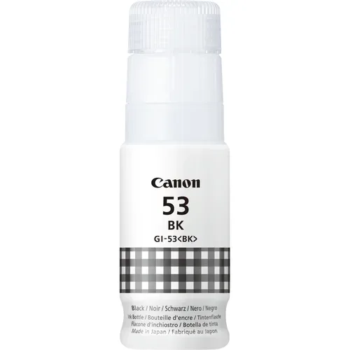Canon - GI-53BK Schwarz Tintenflasche, One Size