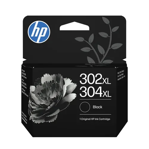 HP H302XLbk Druckerpatronen XL bk - HP No. 302XL bk, No. 304XL bk, B7RT9AE für z.B. HP Envy 4524 e-All-in-One, HP OfficeJet 5232, HP OfficeJet 3833