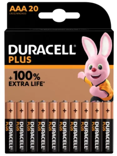 DURACELL Plus Power 4-020146 AAA/LR03 20 St&uuml;ck