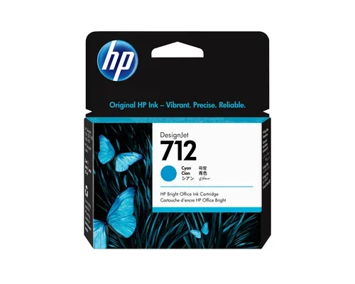 HP Tintenpatrone 712 cyan 3ED67A DesignJet T230/250/630 29ml