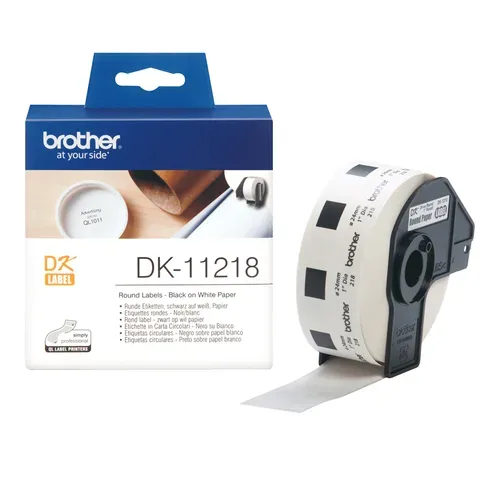 PTOUCH Etiketten rund 24mm DK-11218 QL-500/550 1000 Stk./Rolle