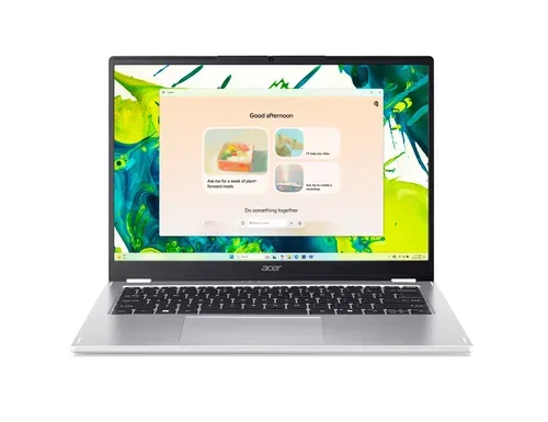 ACER Aspire Spin 14 ASP14-51N-51J9, Convertible 2 in 1 Laptop, mit Display Touchscreen, Intel® Core? Ultra 5 Prozessor 115U (10 MB Cache, bis zu 4.20 GHz), 16 GB RAM, 512 SSD, Onboard Graphics, Pure Silver, Windows 11 Home