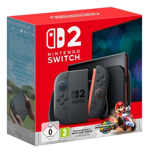 Nintendo Switch 2 + Mario Kart World-Set Nintendo Switch 2 HW