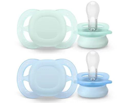Philips Avent Ultra Start Schnuller 0-6 Monate, Grün/Blau