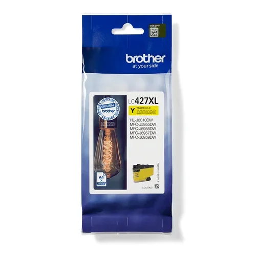 BROTHER Tintenpatrone HY yellow LC-427XLY MFC-J5955 5000 Seiten