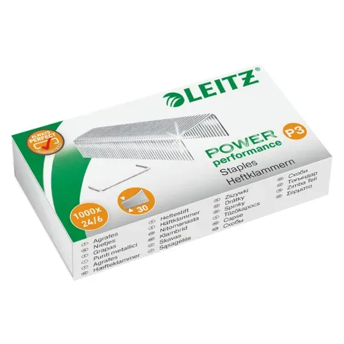 LEITZ Heftklammern P3 55700000 verzinkt 24/6 1000 Stk.