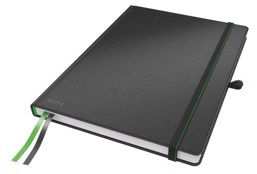 Leitz Notizbuch A4, Liniert, Schwarz