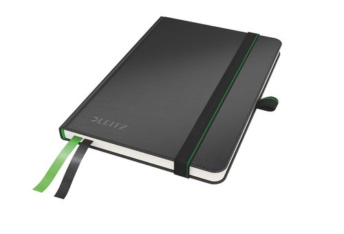 Leitz Notizbuch A6, Liniert, Schwarz