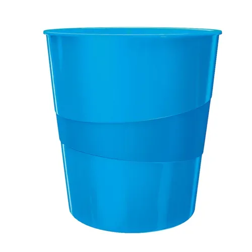 LEITZ Papierkorb WOW 15 Liter 52781036 blau