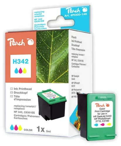 Peach HP 342 Druckkopf col ersetzt HP No. 342, C9361EE für z.B. HP DeskJet 5400, HP DeskJet 5420 V, HP DeskJet 5432, HP DeskJet 5440, HP DeskJet 5442