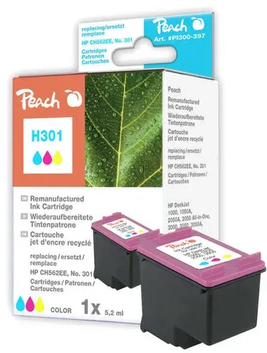 Peach HP 301 c Druckkopf col ersetzt HP No. 301 c, CH562EE für z.B. HP Envy 5530, HP DeskJet 1000, HP DeskJet 1010, HP DeskJet 1050, HP DeskJet 1050 a