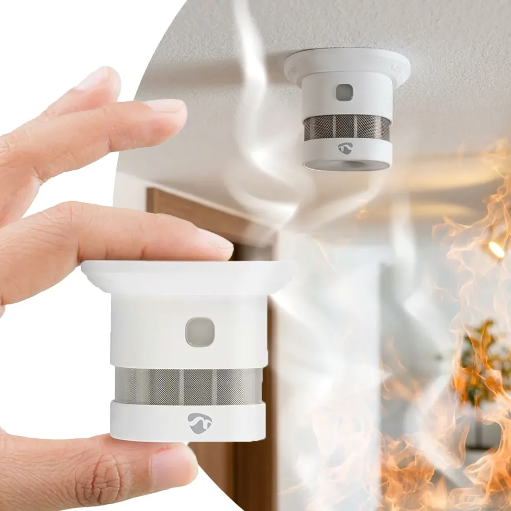 SmartLife WLAN Rauchwarnmelder, Feuermelder EN 14604 zertifiziert, 85 dB