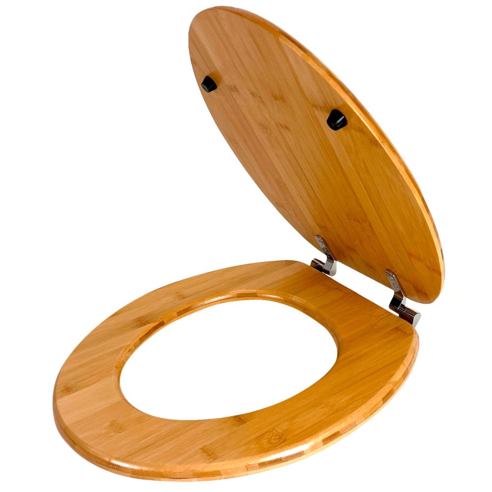 WC-Sitz aus Bambus, Klobrille