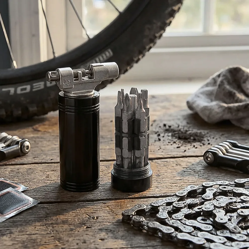 Kompaktes Velo-Werkzeug-Kit inkl. Kettennietentferner