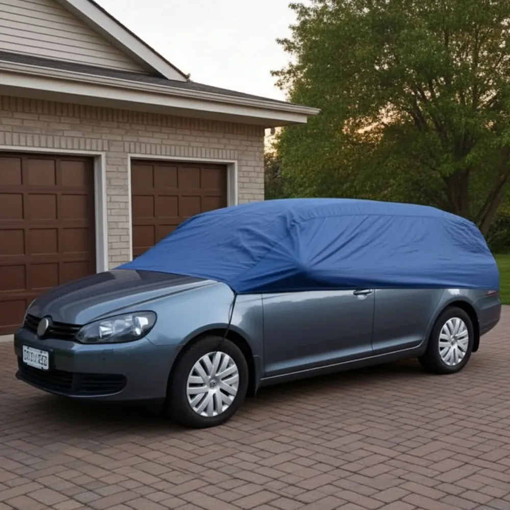 Auto-Halbgarage, Grösse L, Kompakt-Klasse, 284 x 147 x 51 cm