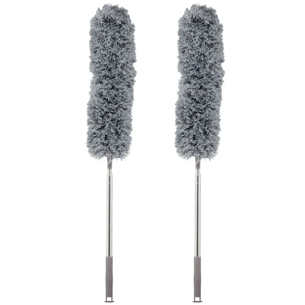 2er-Set XXL Staubwedel mit Teleskop-Griff bis 2,5 m