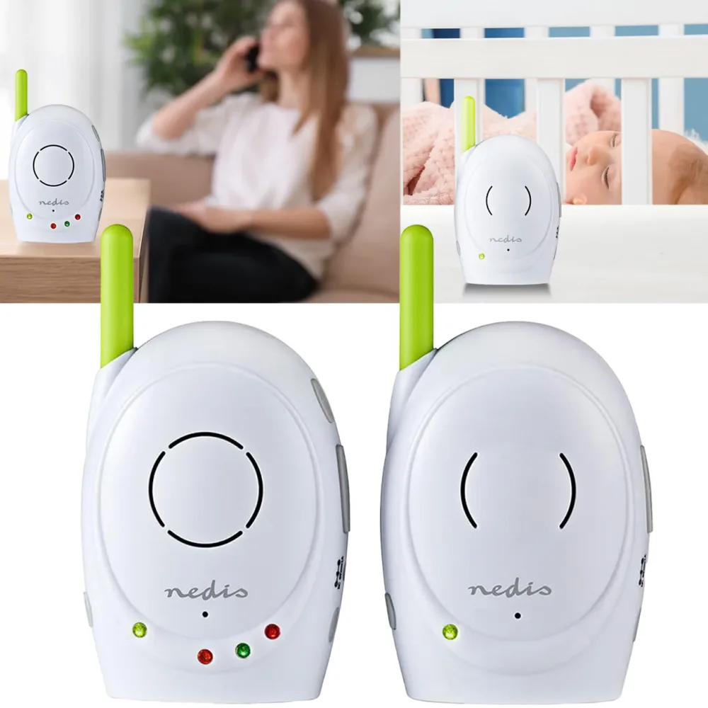 Babyphone mit Gegensprechfunktion, 300m Reichweite