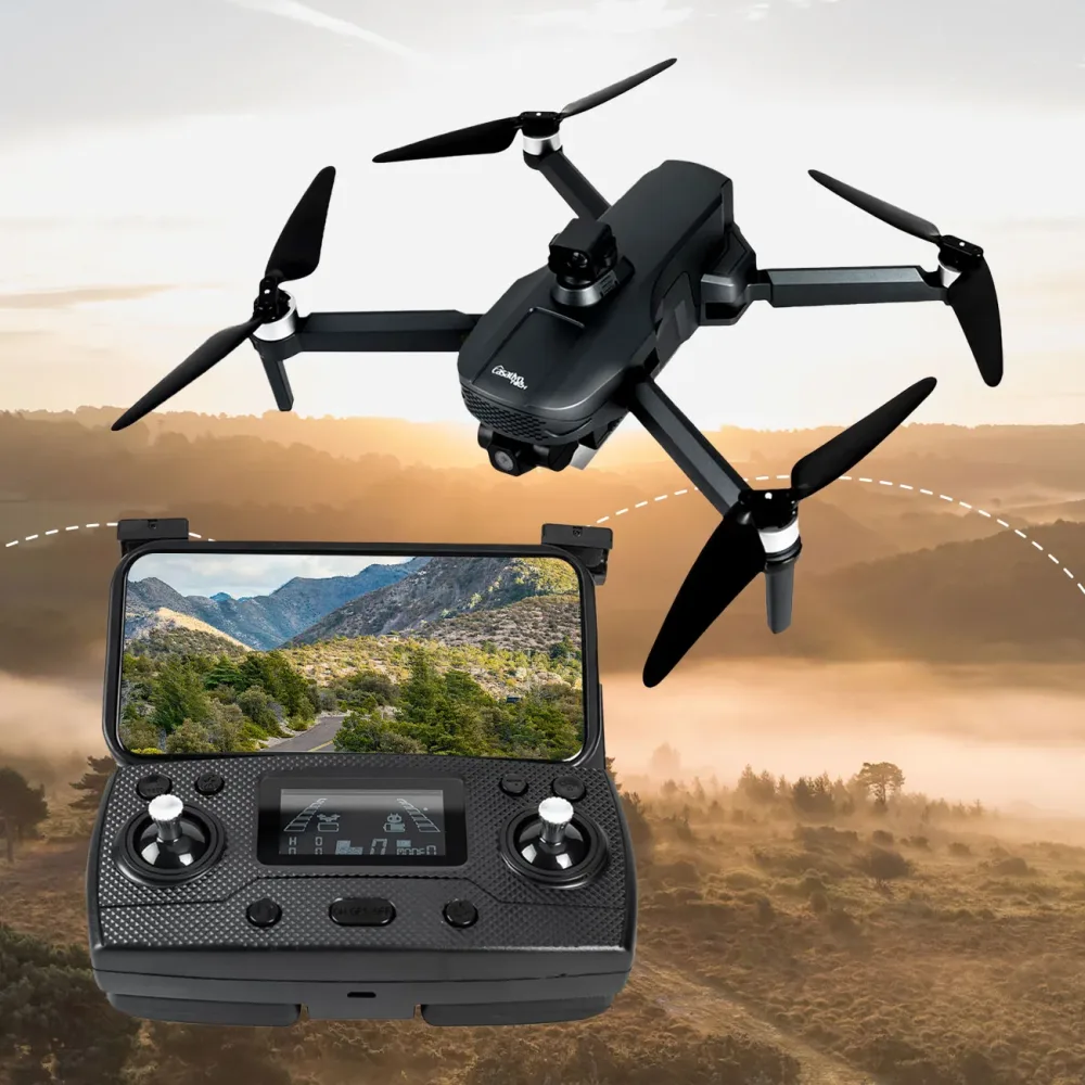 GPS-Drohne mit 4K-Kamera, faltbar, 360°-Abstandssensor, App