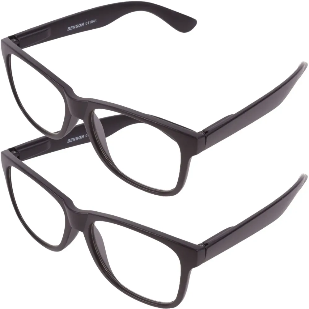 2er-Set Lesebrille, +3.00 dpt, schwarz