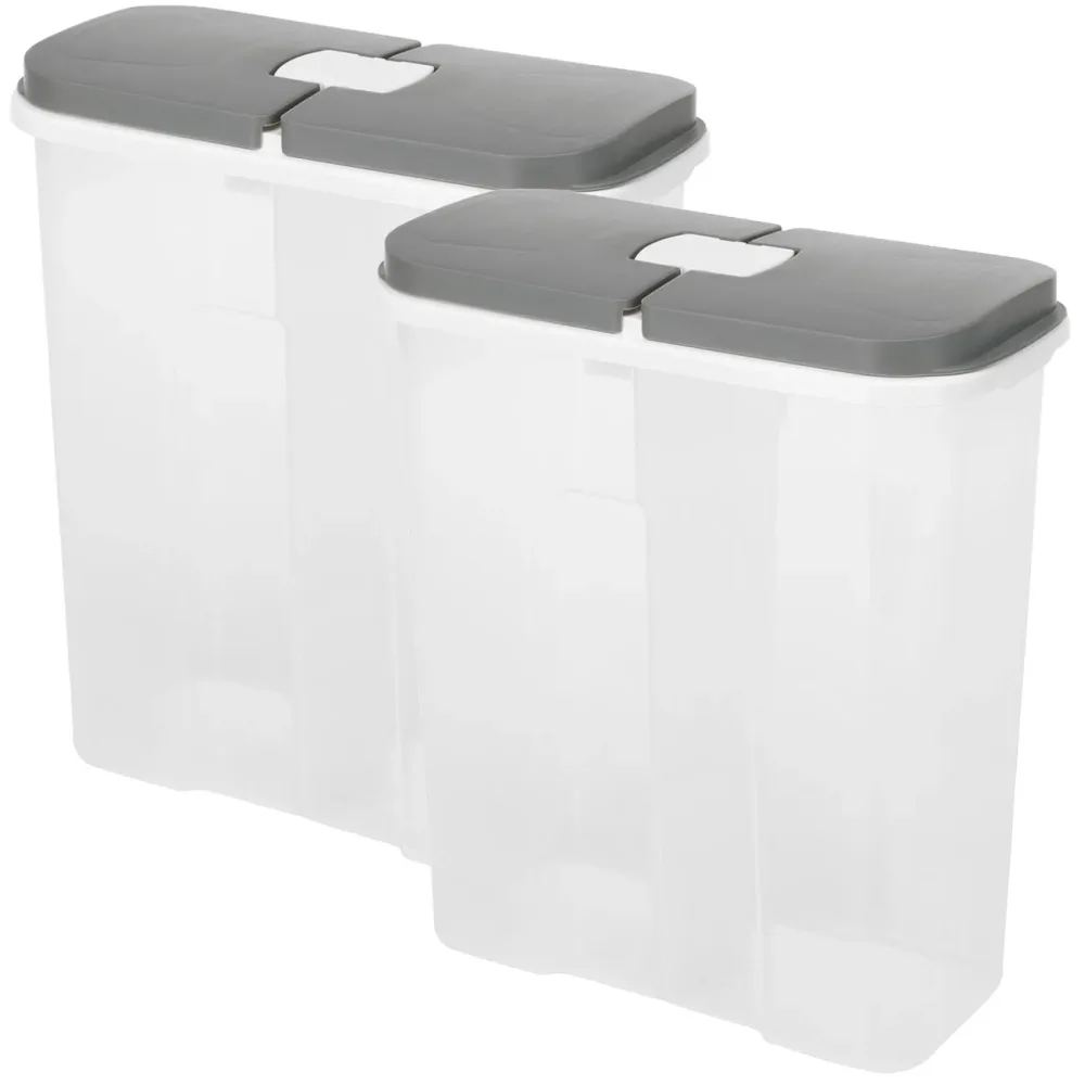 2er-Set Vorratsdose mit je 2 Fächern, 2850 ml