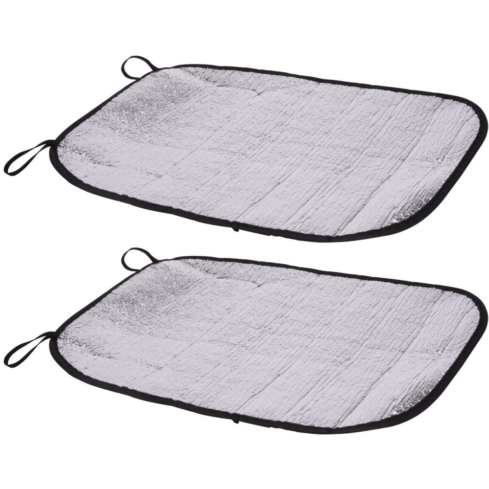 Alu Sitzkissen, 2er-Set, Thermo-Sitzmatte, je 35 x 44 cm