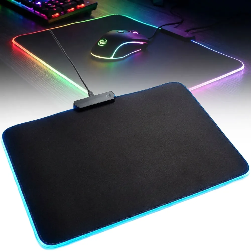 Beleuchtetes Gaming-Mousepad, 25 x 35 cm