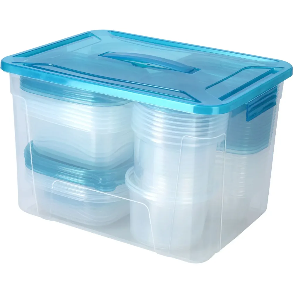 Winnie Blau/Transparent Kunststoff 33 cm 21 cm 24 cm - Farbe: transparent/blau - Material: Polypropylen