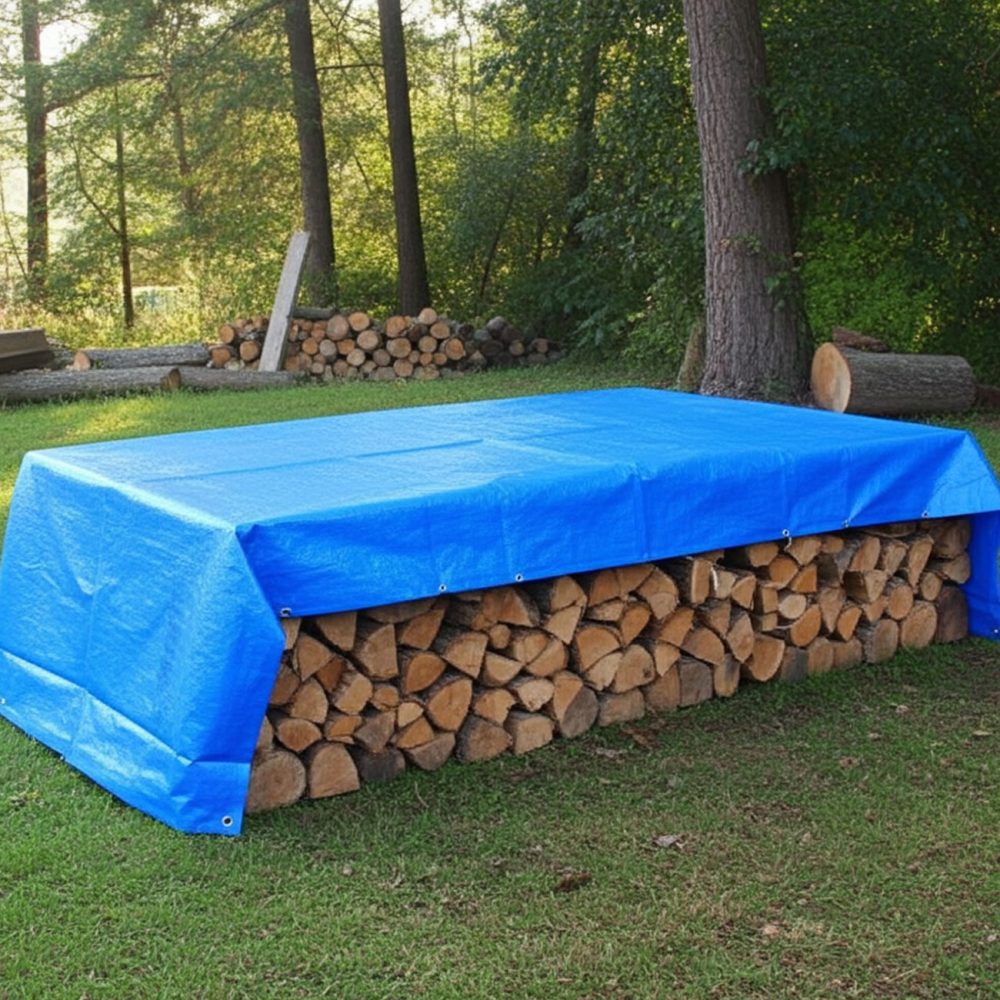 Abdeck-Plane, 2 x 3m, blau