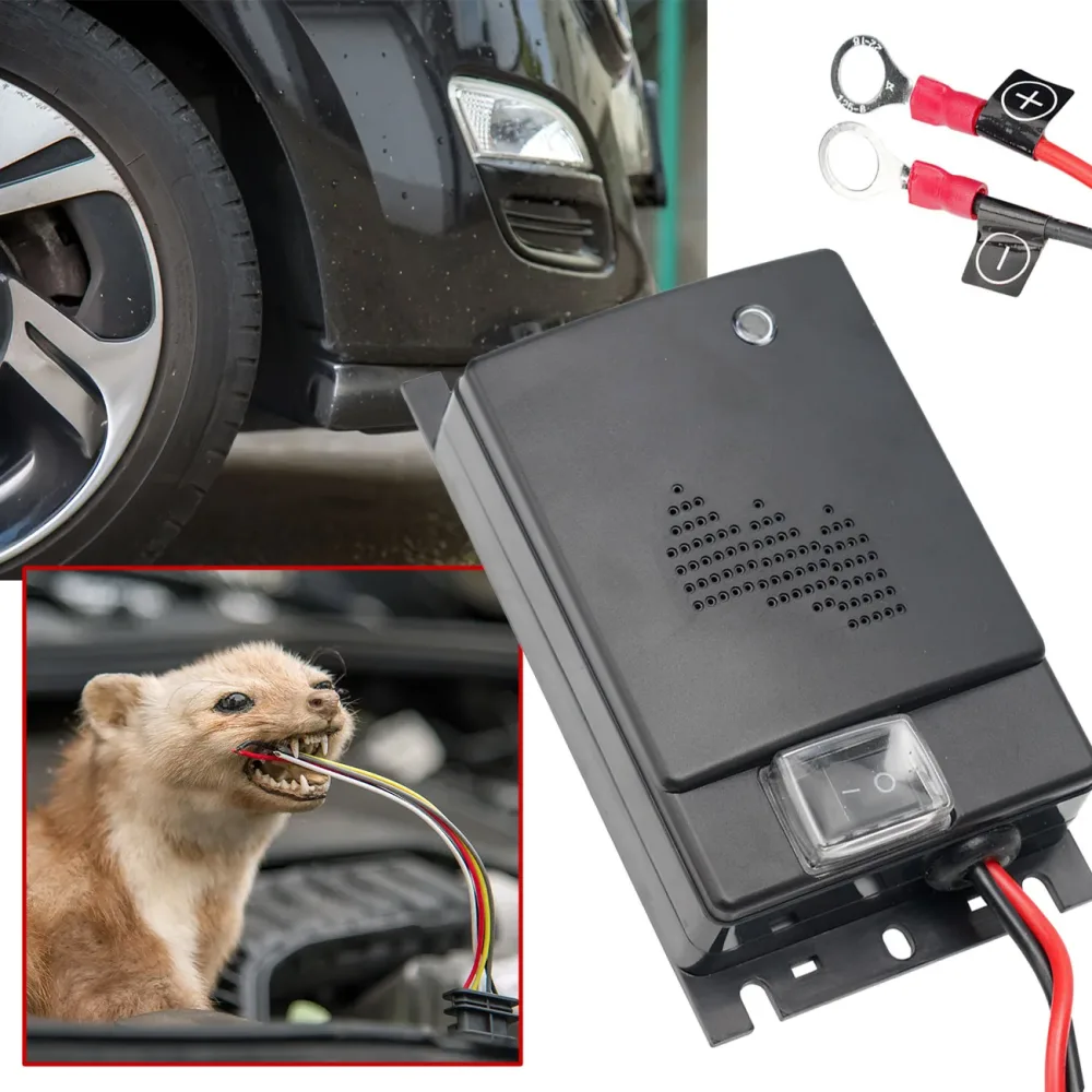 Ultraschall Marderschreck für Kraftfahrzeuge, 12-Volt, 12 - 45 kHz, 70 dB