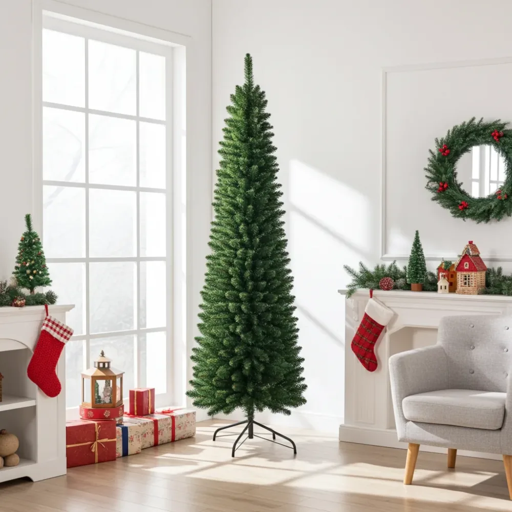 Künstlicher Weihnachtsbaum, 180 cm, dunkelgrün
