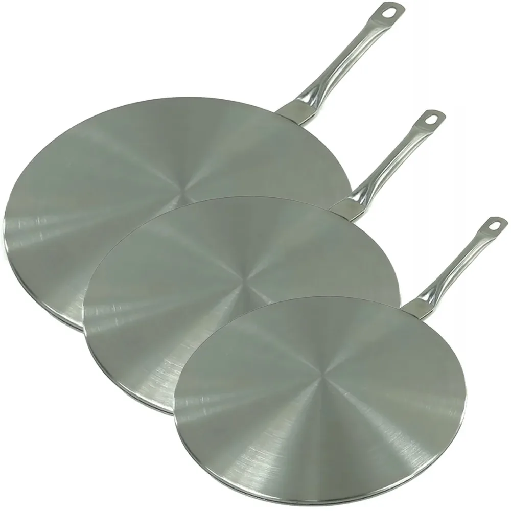 3er-Set Adapterplatten für Induktionskochfelder, universal