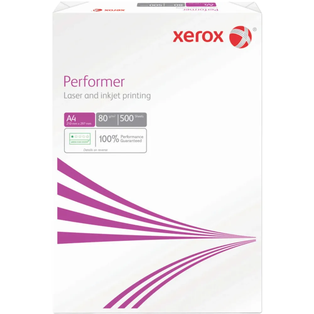 Kopierpapier Xerox Performer ECF, DIN A4, 80 g/m², weiss, 2500 Blatt