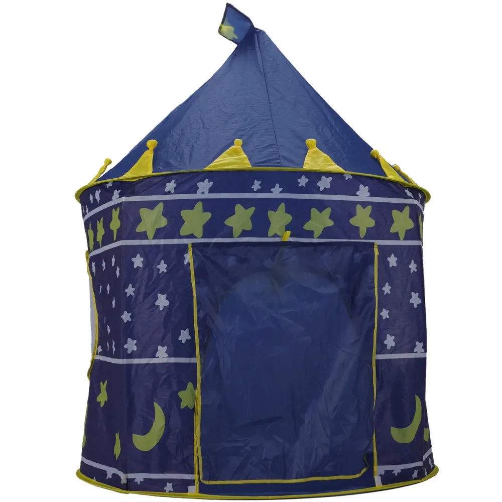 Spielzelt Ritter-Schloss, blau, Ø 105 x H 125 cm