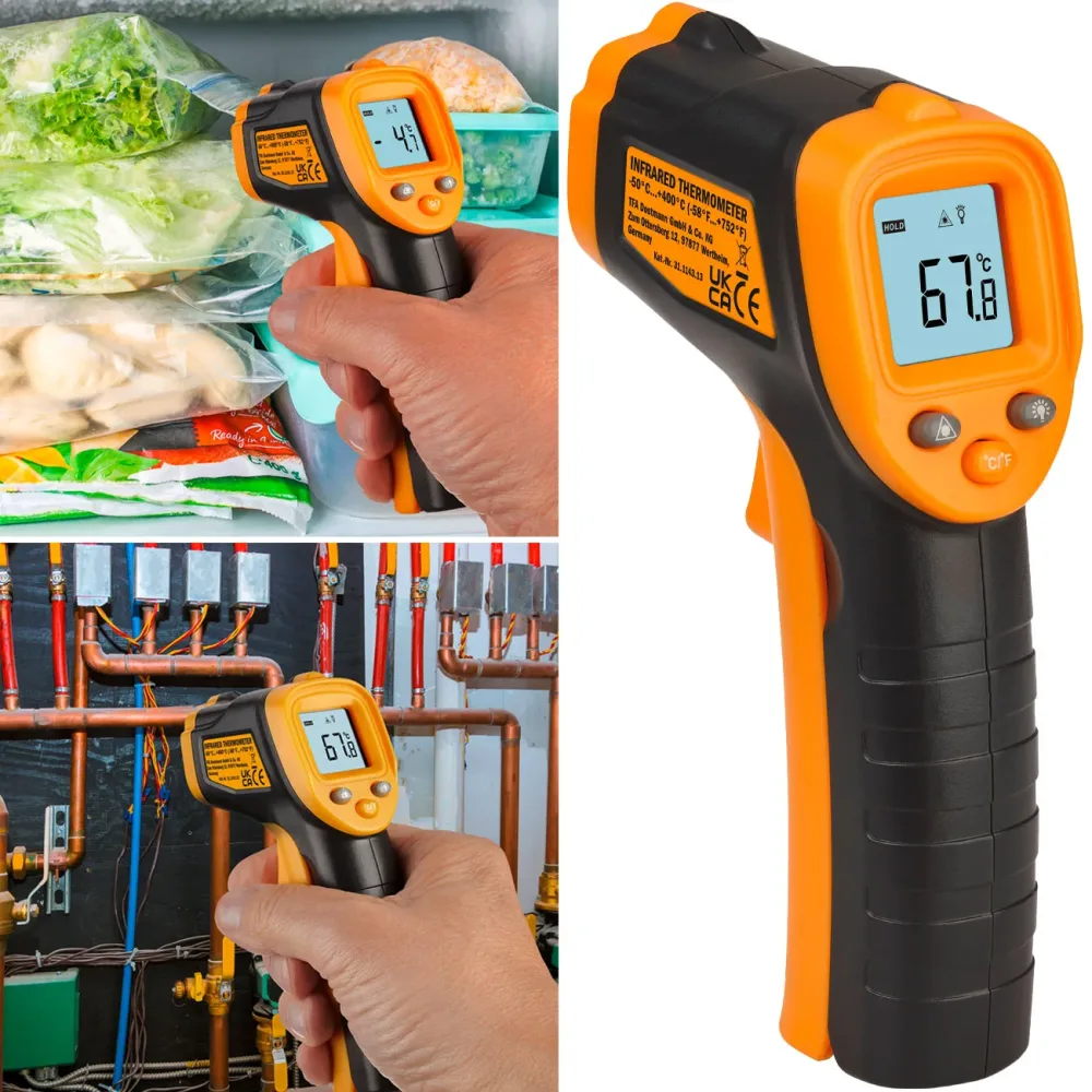 TFA Dostmann RAY LIGHT Infrarot-Thermometer Optik 12:1 -50 - 400 °C Berührungslose IR-Messung