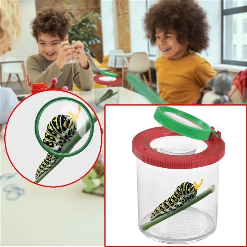 Becherlupe, Insektenbox/Naturbox mit Lupe, Ø 9 cm
