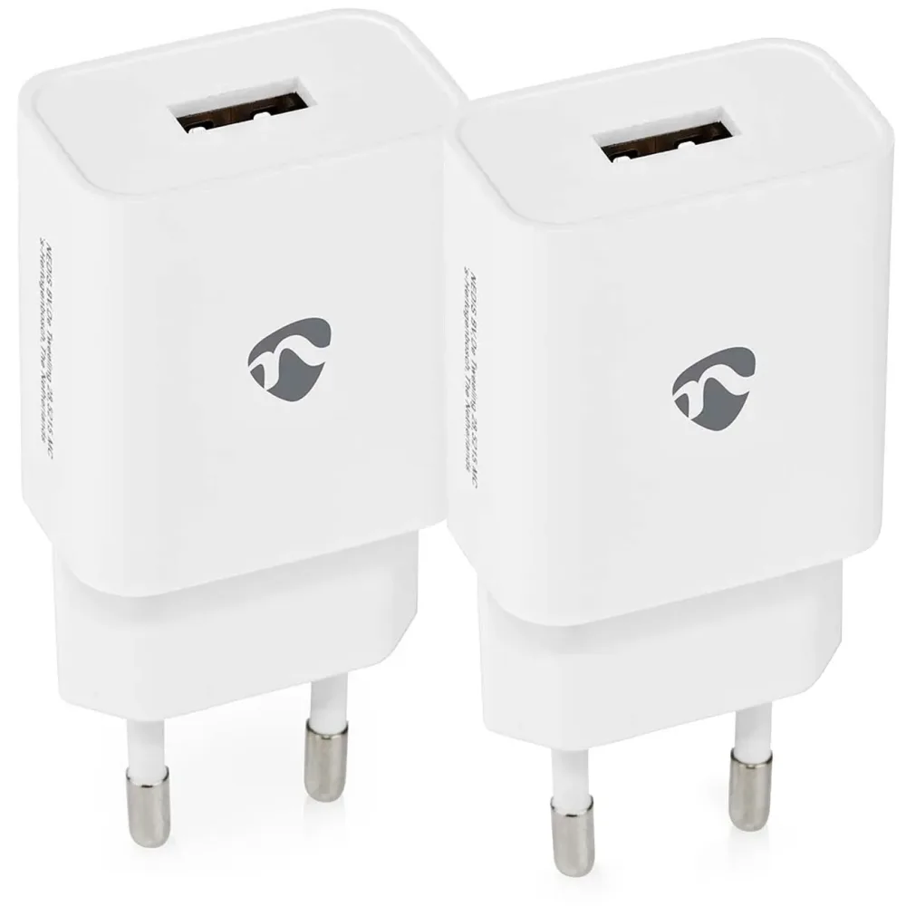 2er-Set Universal Ladegerät, USB-A Ausgang, Schnellladegerät, 12 W