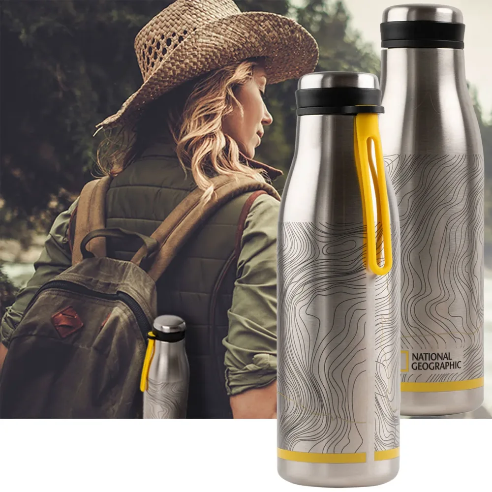 2er-Set Thermosflasche aus Edelstahl, 500 ml