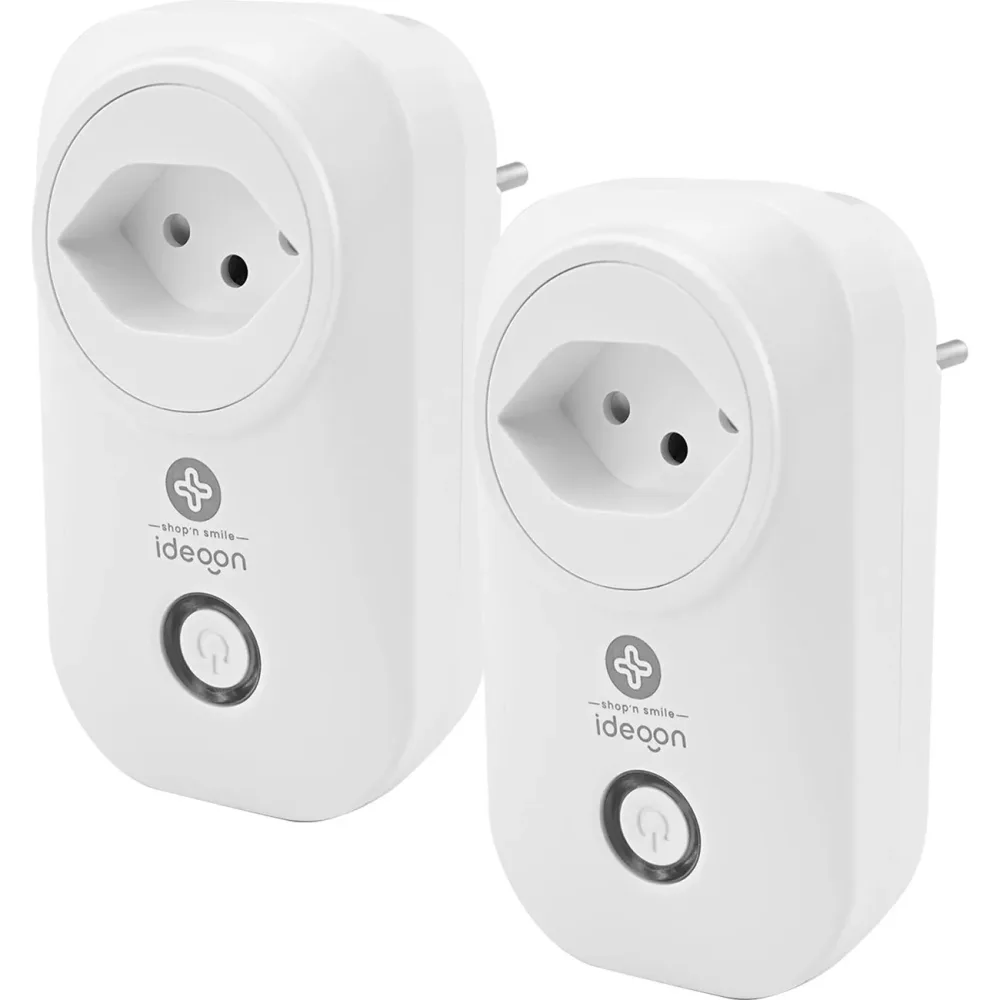 2er-Set WLAN-Steckdose SmartHome, WiFi-Funkschalter, mit Strommessung
