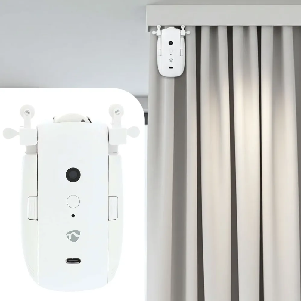 Automatischer Vorhangöffner für I-Schiene / U-Schiene, SmartLife, App, Bluetooth