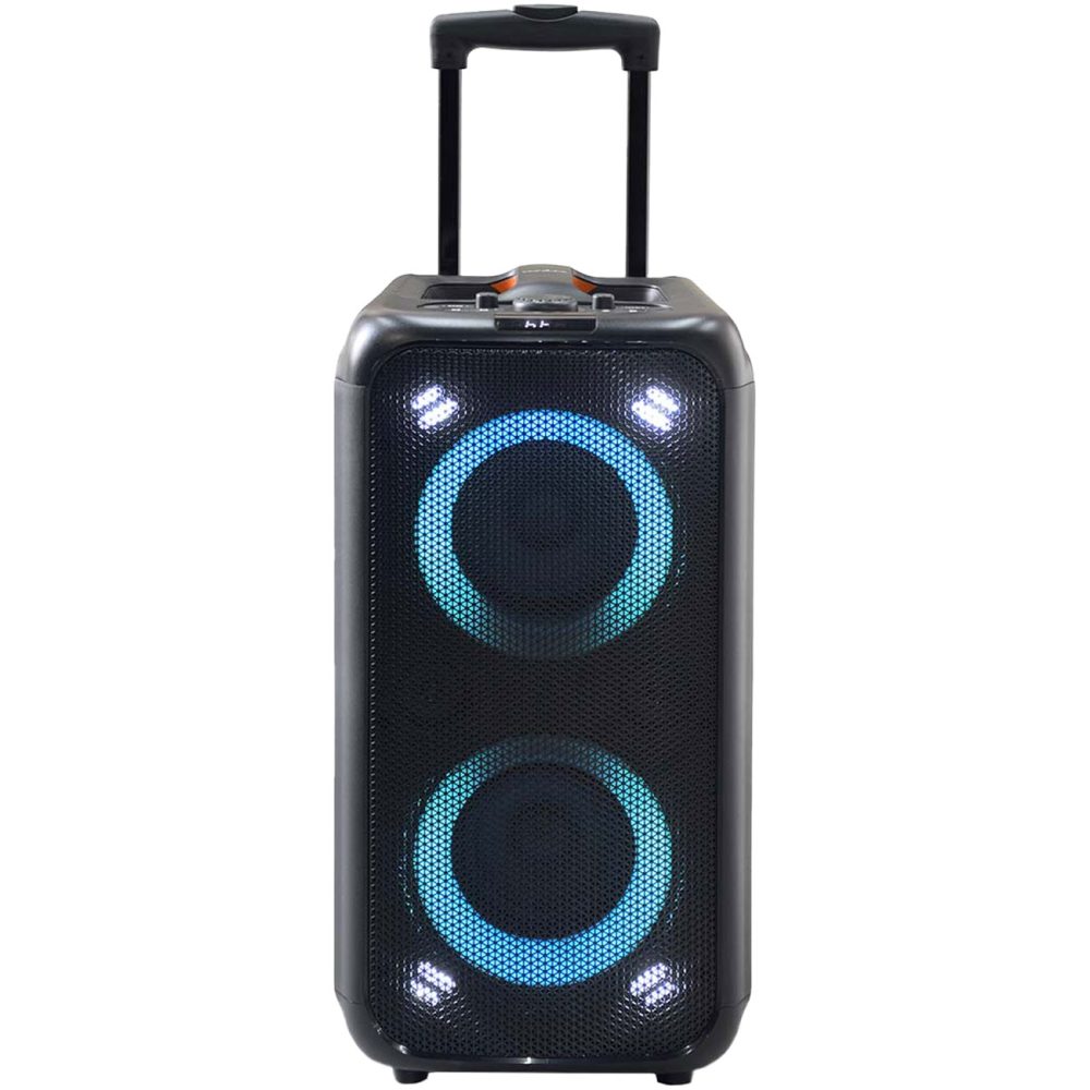 Hochwertiger Bluetooth Lautsprecher, Beleuchtung, Subwoofer und Mikrofon-Eingang
