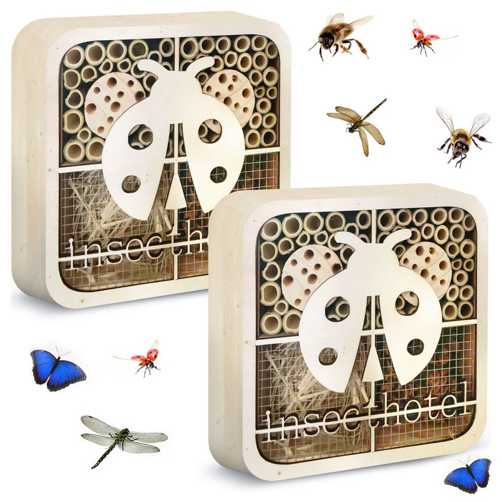 2er-Set Insektenhotel 