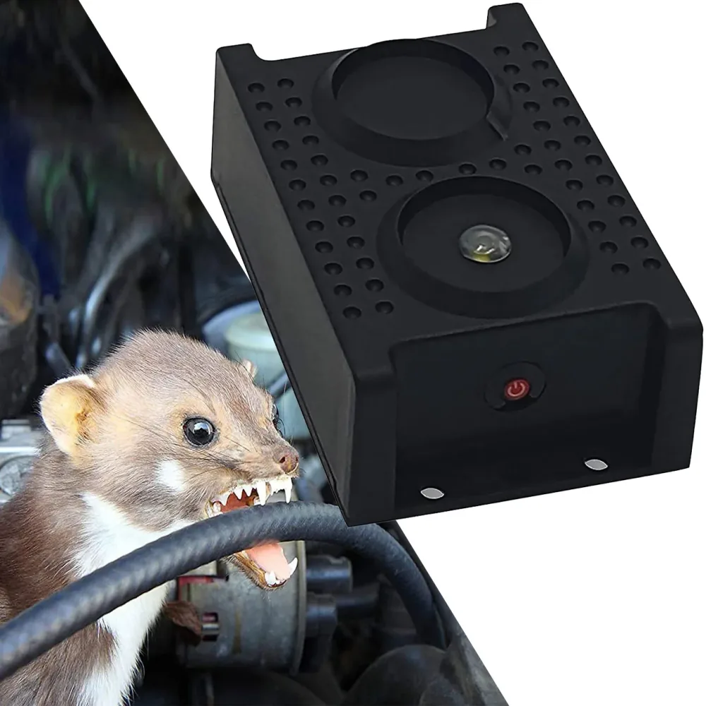 LED Mardervertreiber, Ratten-Mäusefrei, mit Blitzlichtfunkt