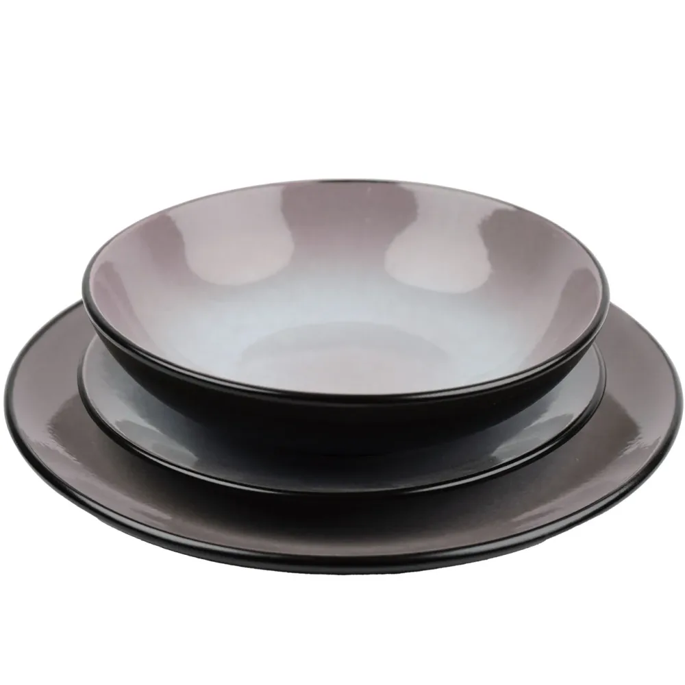 Berlinger Haus - Tellerset 18 teilig taupe, 18 Stück