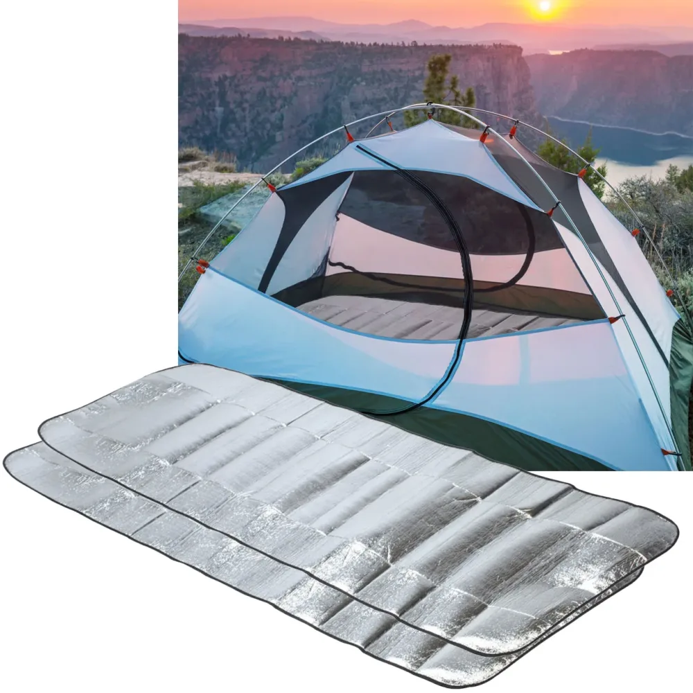 2er-Set Camping-Isomatte, 190 x 60 cm