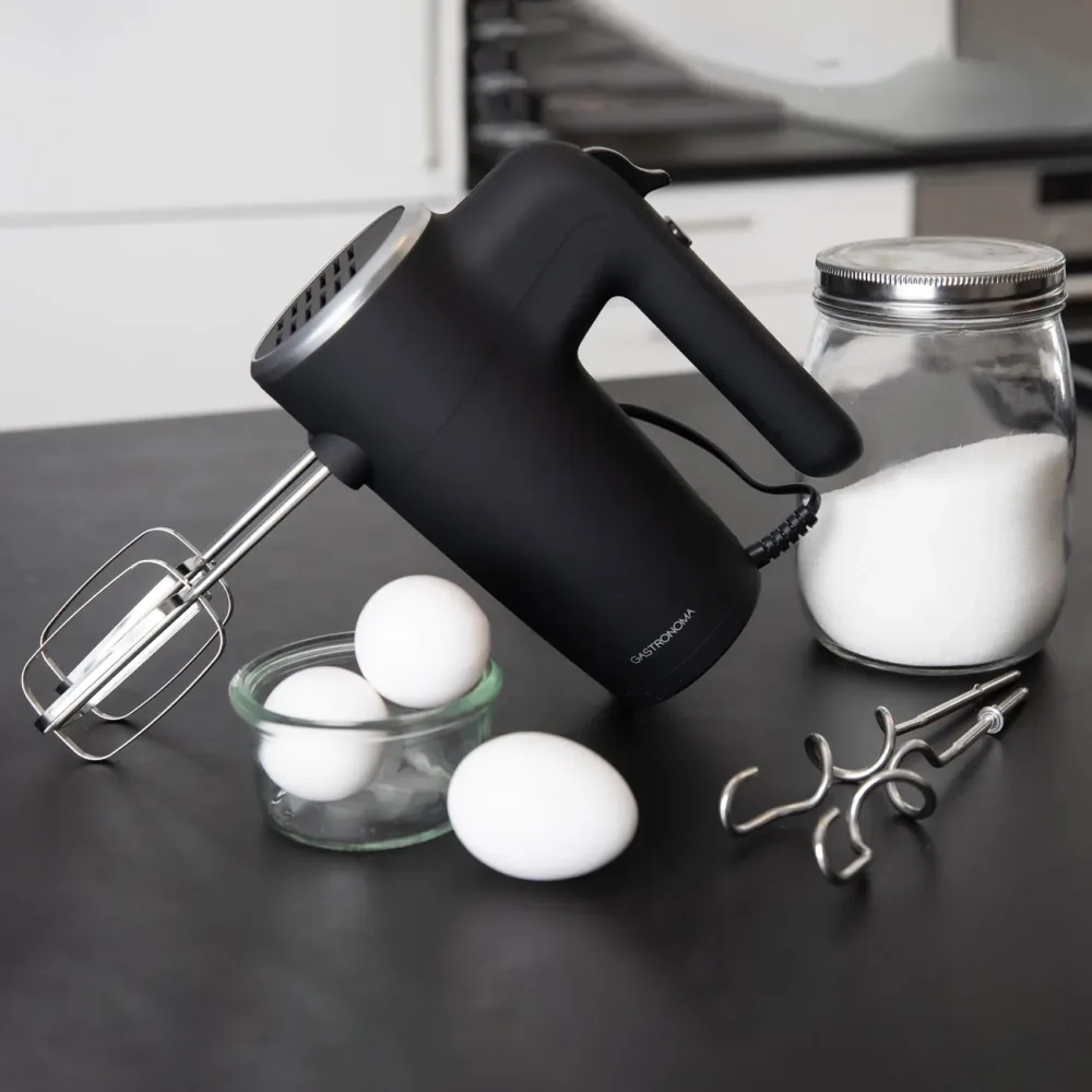 Handmixer, 500 Watt, Rührgerät schwarz, mit Turbofunktion