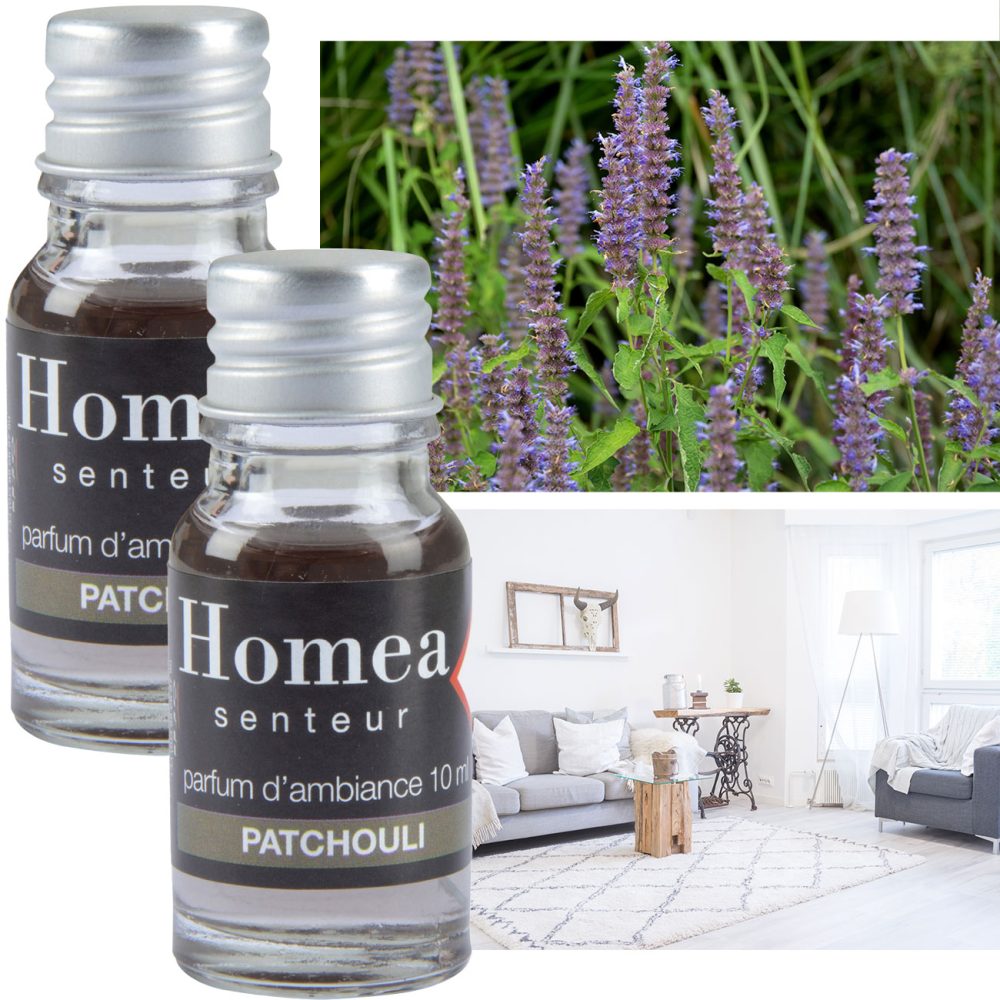 2er-Set Duftöl Patchouli, Raumduft, je 10ml