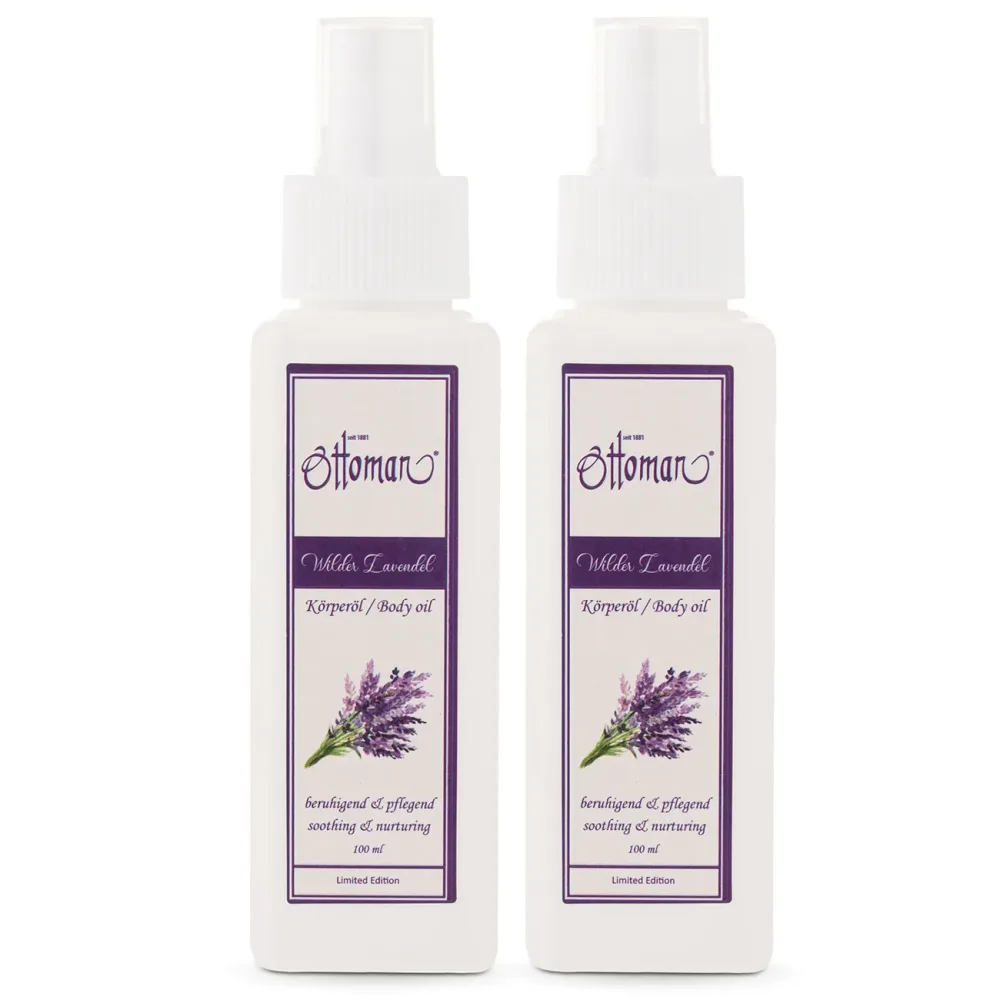 2er-Set Lavendel Körperöl, 100ml, entspannendes Körperöl