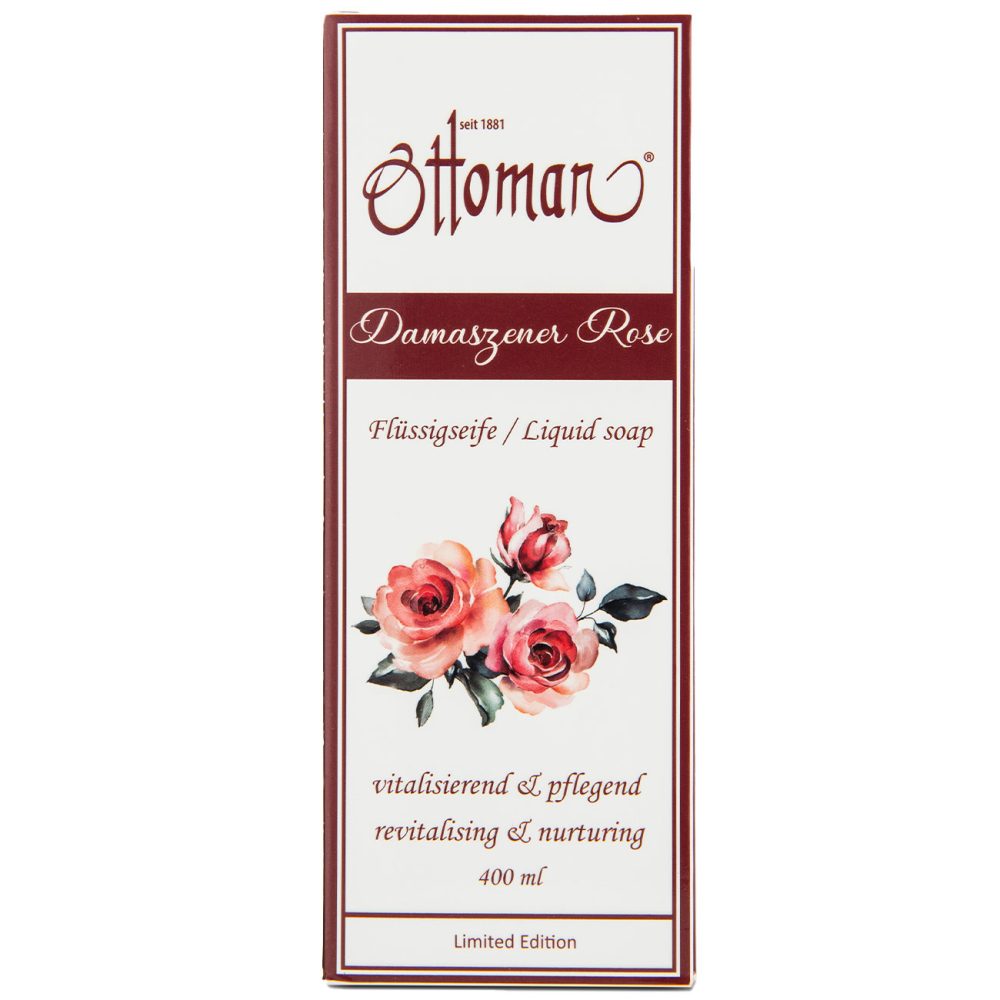 Rose Flüssigseife, 400ml, sanfte Reinigung für Ihre Hände